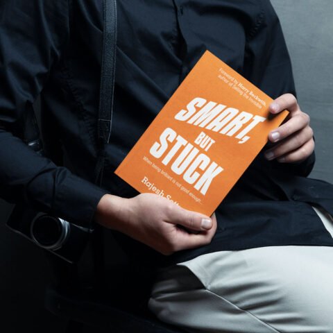 Smart_but_stuck book over design